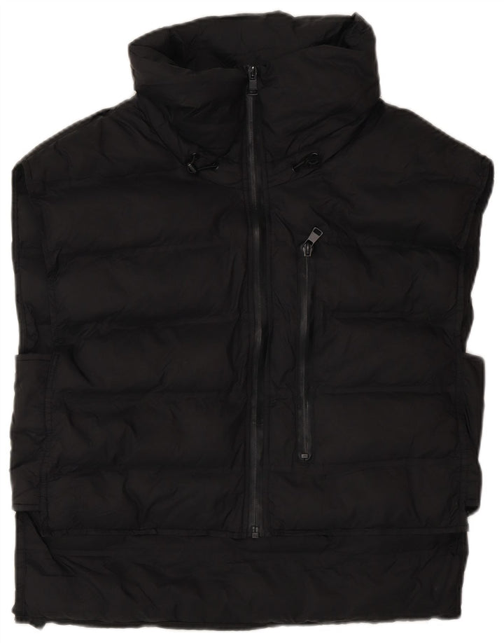 Zara Womens Oversized Gilet UK 10 Small Black
