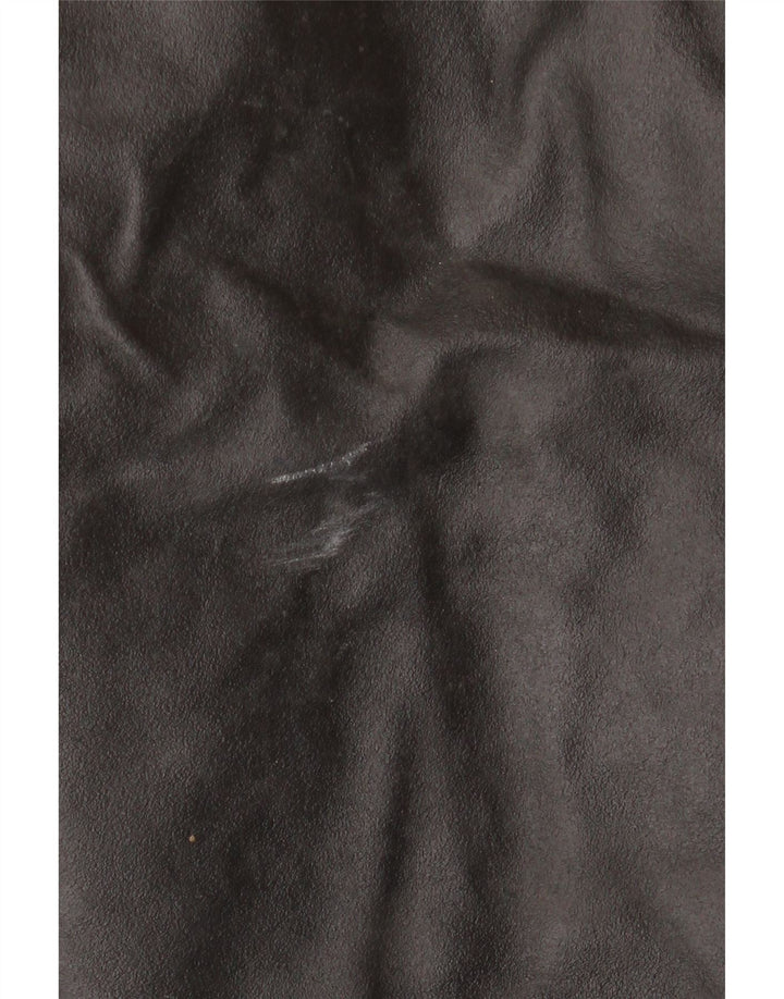 VINTAGE Ανδρικό Δερμάτινο Μπουφάν Racer IT 48 Medium Black Colourblock Leather