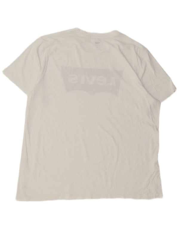 Levi's Mens Graphic T-Shirt Top 2XL White