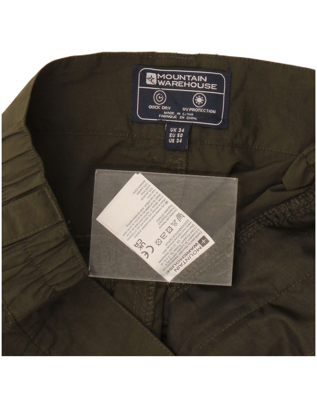 Mountain Warehouse Γυναικείο Σορτς Cargo W34 Large Khaki Polyamide