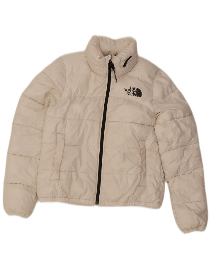 The North Face γυναικείο μπουφάν με κουκούλα UK 10 Small White Polyester