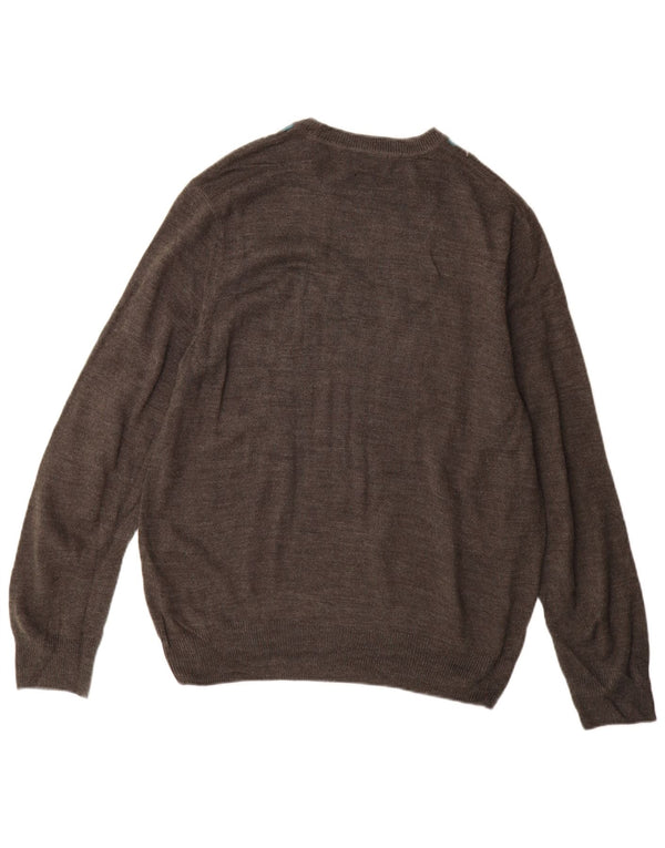 Ανδρικό πουλόβερ Dockers Crew Neck Jumper Medium Grey Argyle/Diamond Acrylic