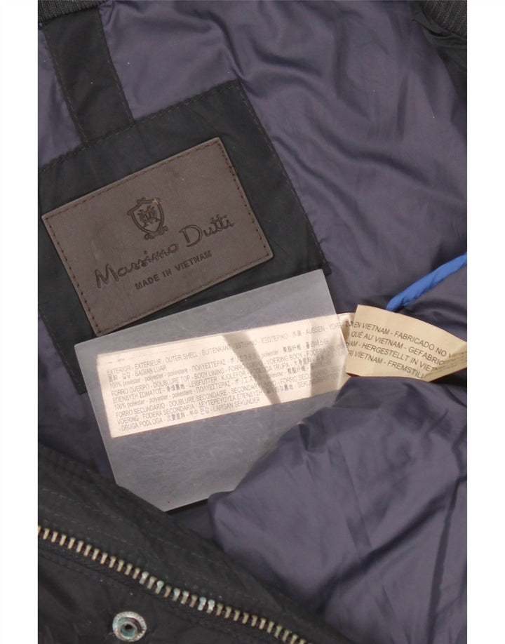 Massimo Dutti ανδρική επένδυση Gilet UK 44 2XL Navy Blue Polyester