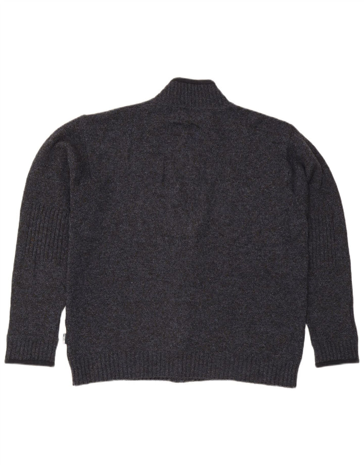 Marks & Spencer Ανδρικό Μπλε Ζακέτα Harbor Μεγάλο Navy Blue Flecked