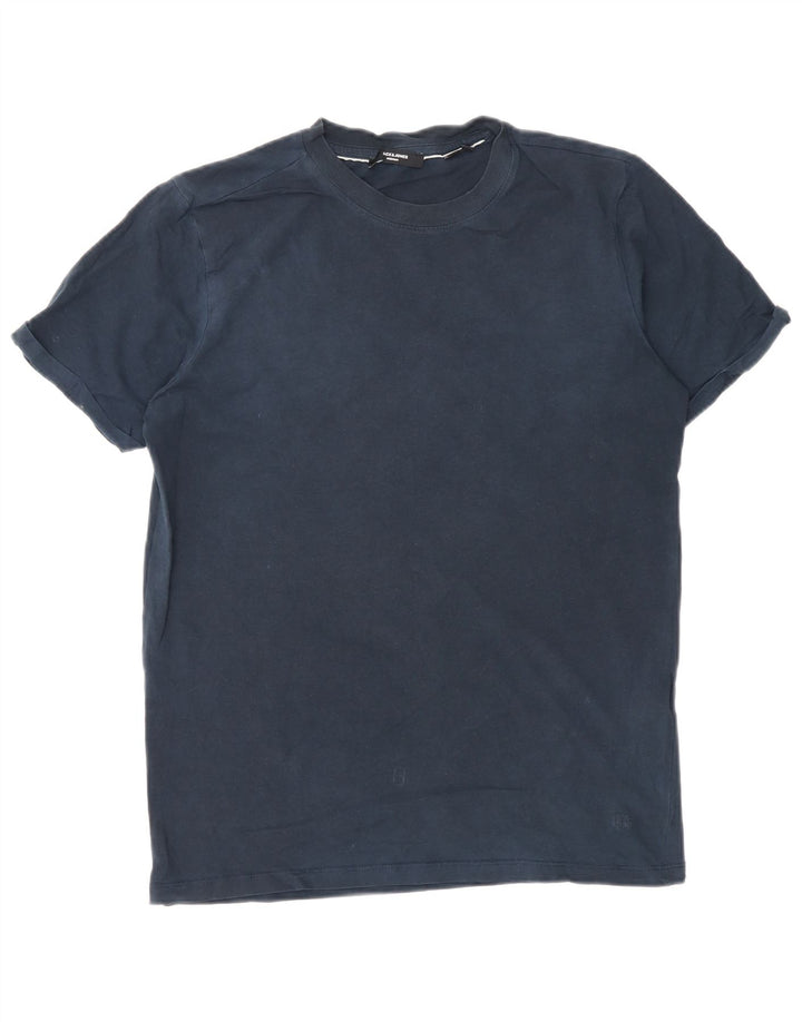 Jack & Jones Ανδρικό T-Shirt Top Small Navy Blue από βαμβάκι