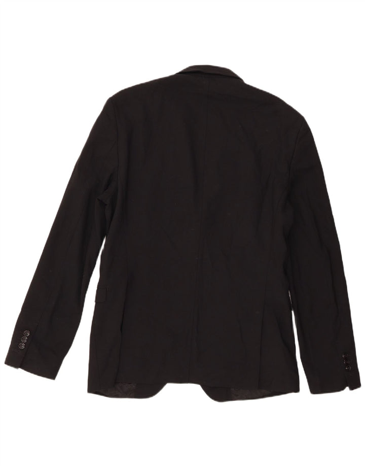 Zara Ανδρικό μπουφάν σακάκι με 2 κουμπιά EU 52 3XL Μαύρο πολυεστέρα