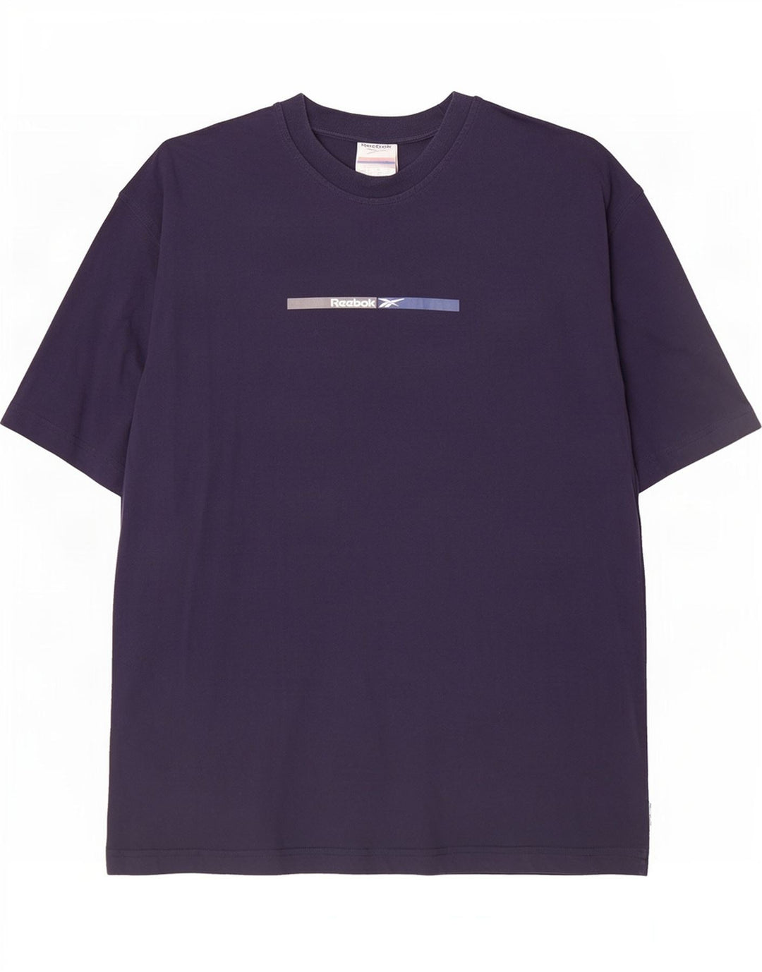 Ανδρικό γραφικό T-Shirt Reebok Top Large Navy Blue από βαμβάκι