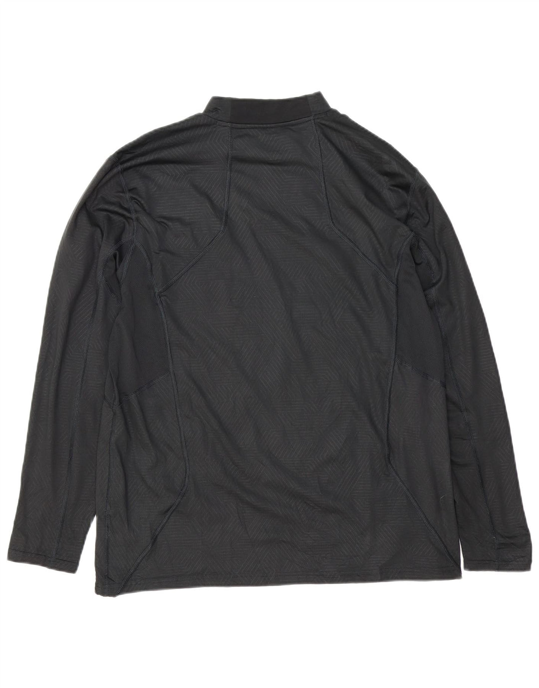 Russell Athletic Mens Dri-Power γραφικό τοπ μακρυμάνικο XL μαύρο γεωμετρικό