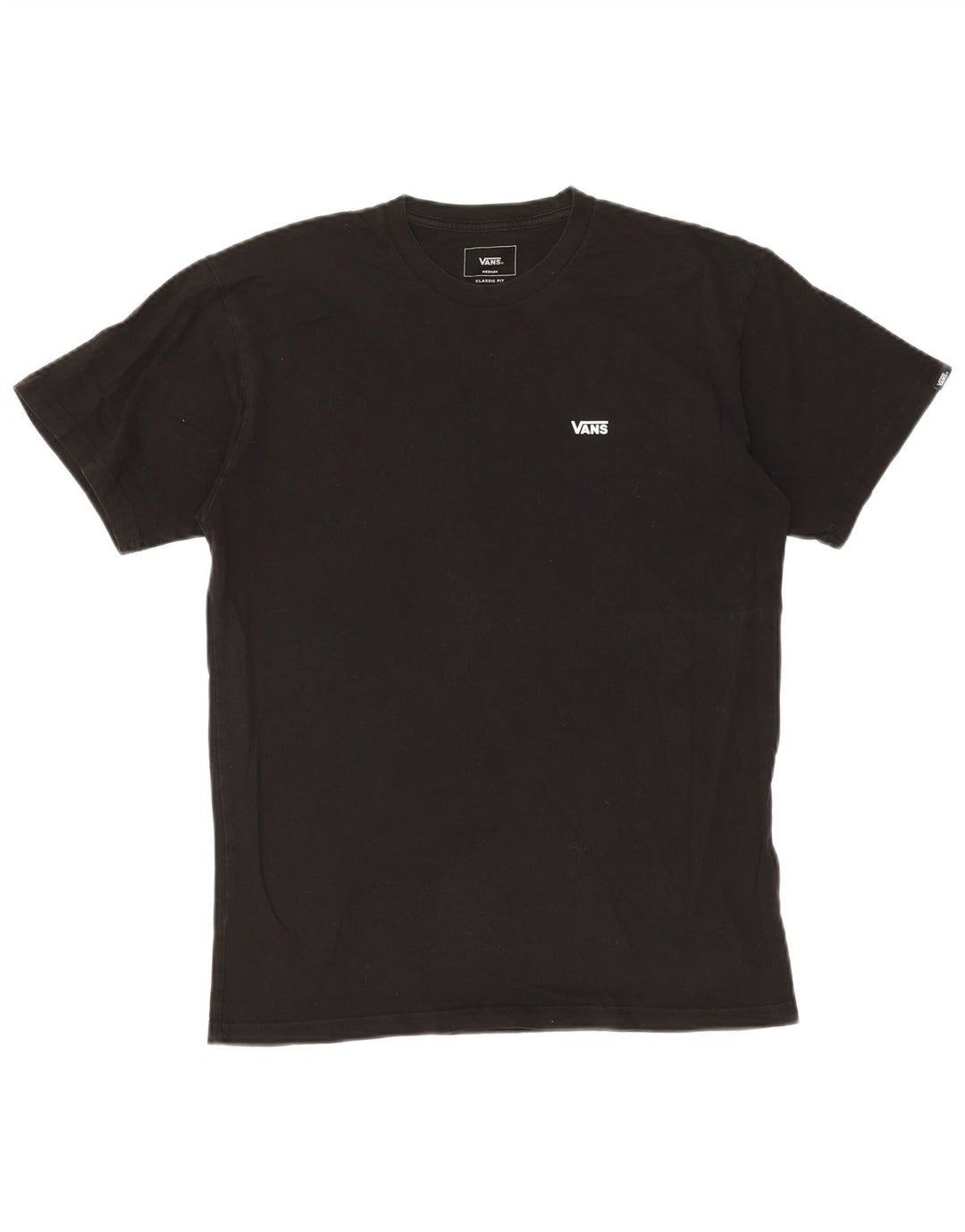 Ανδρικό μπλουζάκι VANS Classic Fit Top Μεσαίο μαύρο βαμβακερό