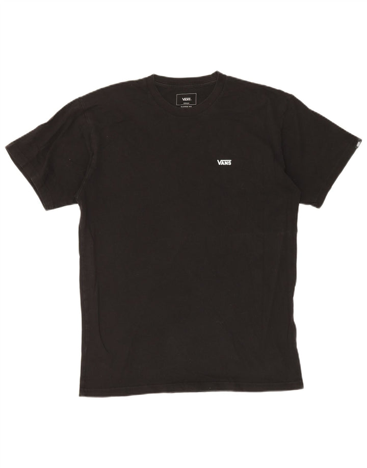 Ανδρικό μπλουζάκι VANS Classic Fit Top Μεσαίο μαύρο βαμβακερό