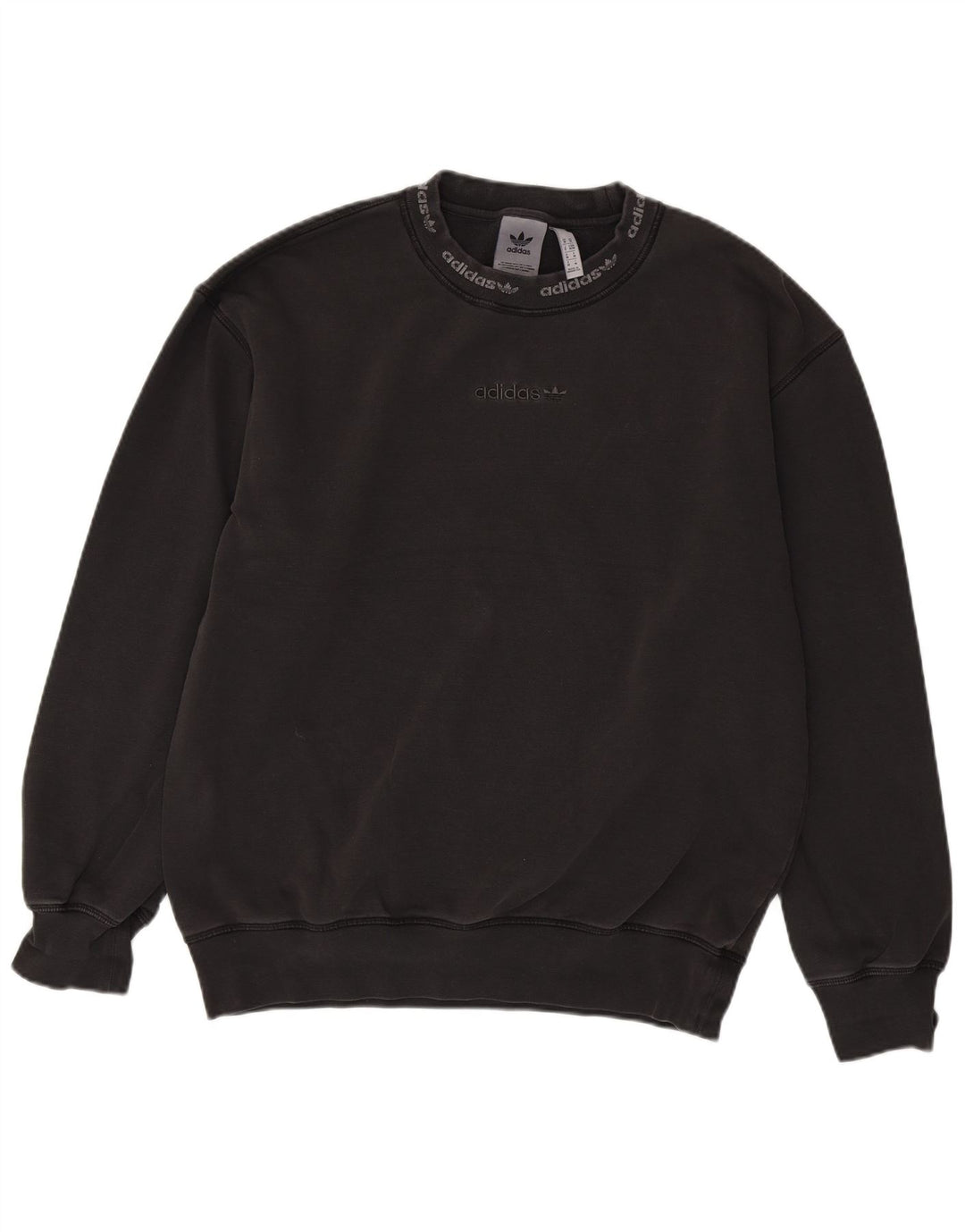 Ανδρικό φούτερ ADIDAS Graphic Loose Fit Jumper Μεσαίο γκρι βαμβακερό