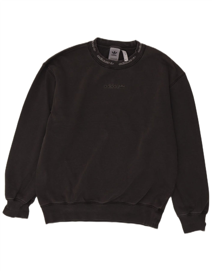 Ανδρικό φούτερ ADIDAS Graphic Loose Fit Jumper Μεσαίο γκρι βαμβακερό