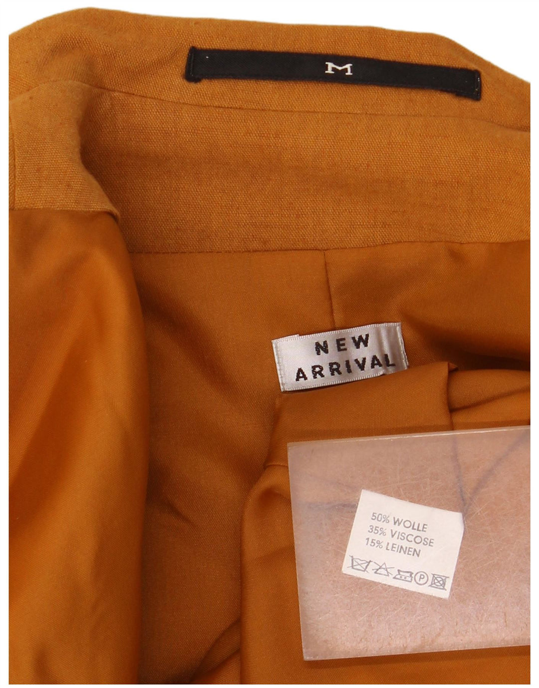 New Arrival Γυναικείο Μπουφάν Blazer με διπλό στήθος UK 14 Medium Beige Wool