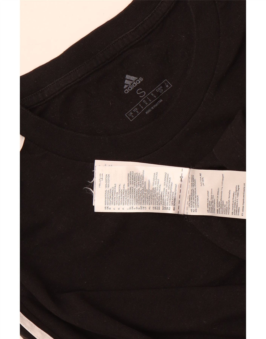 Ανδρικό T-Shirt Adidas Top Μικρό μαύρο βαμβακερό