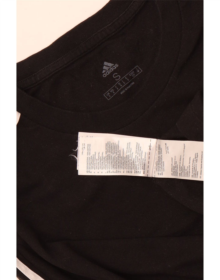 Ανδρικό T-Shirt Adidas Top Μικρό μαύρο βαμβακερό
