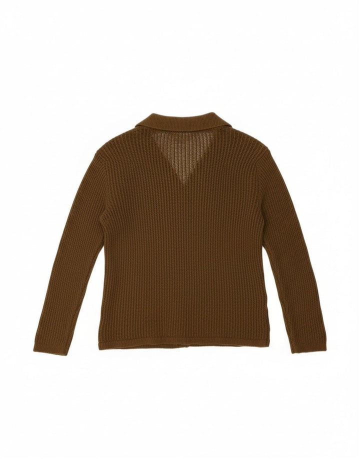 Zara Γυναικείο πουλόβερ με ζακέτα UK 10 Small Green