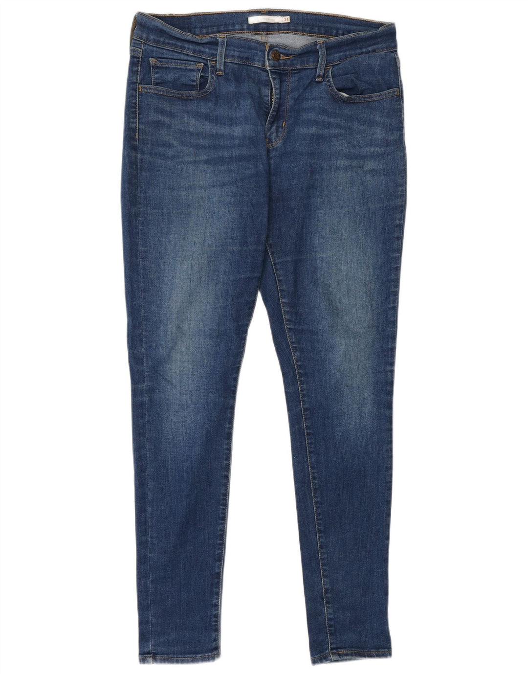 LEVI'S Γυναικείο 710 Super Skinny Jeans W31 L30 Μπλε βαμβακερό