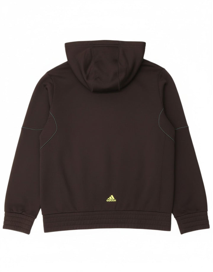 Adidas Boys Predator Graphic Zip Hoodie πουλόβερ 13-14 ετών μαύρο πολυεστέρα