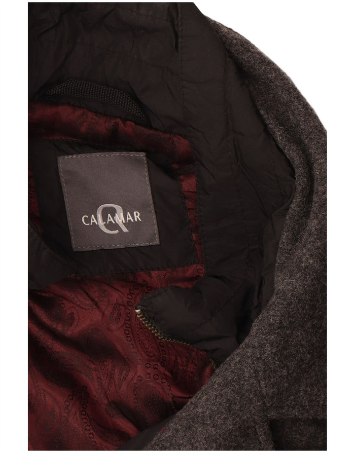 CALAMAR Ανδρικό Μπουφάν IT 56 3XL Γκρι Μαλλί