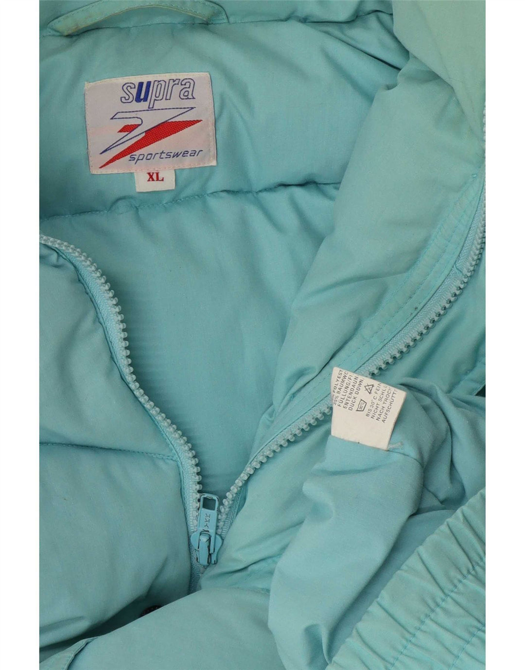 Ανδρικό μπουφάν με επένδυση UK 42 XL Blue Polyester