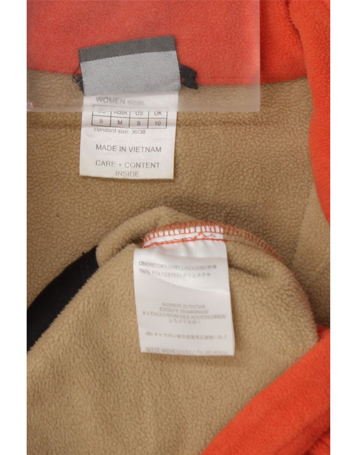 JACK WOLFSKIN Γυναικείο Fleece Jacket UK 10 Small Orange