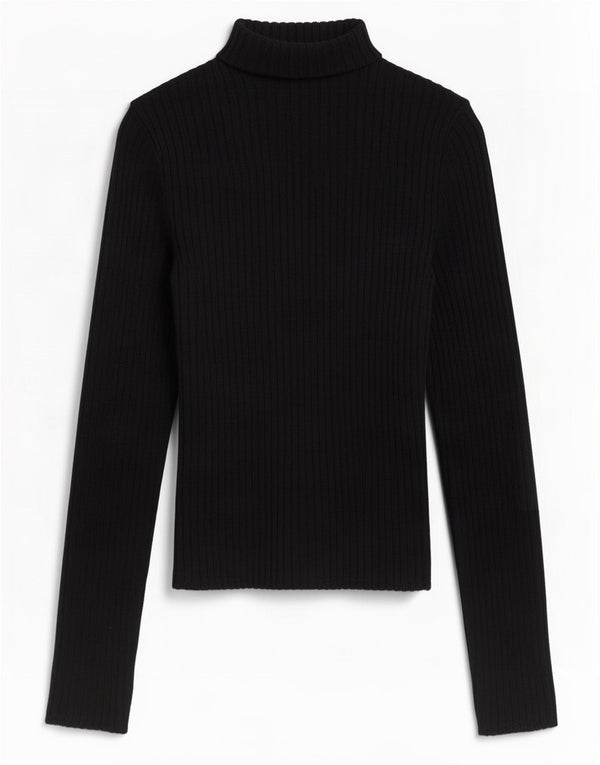 Zara Γυναικείο Crop Top μακρυμάνικο UK 10 Small Black Viscose