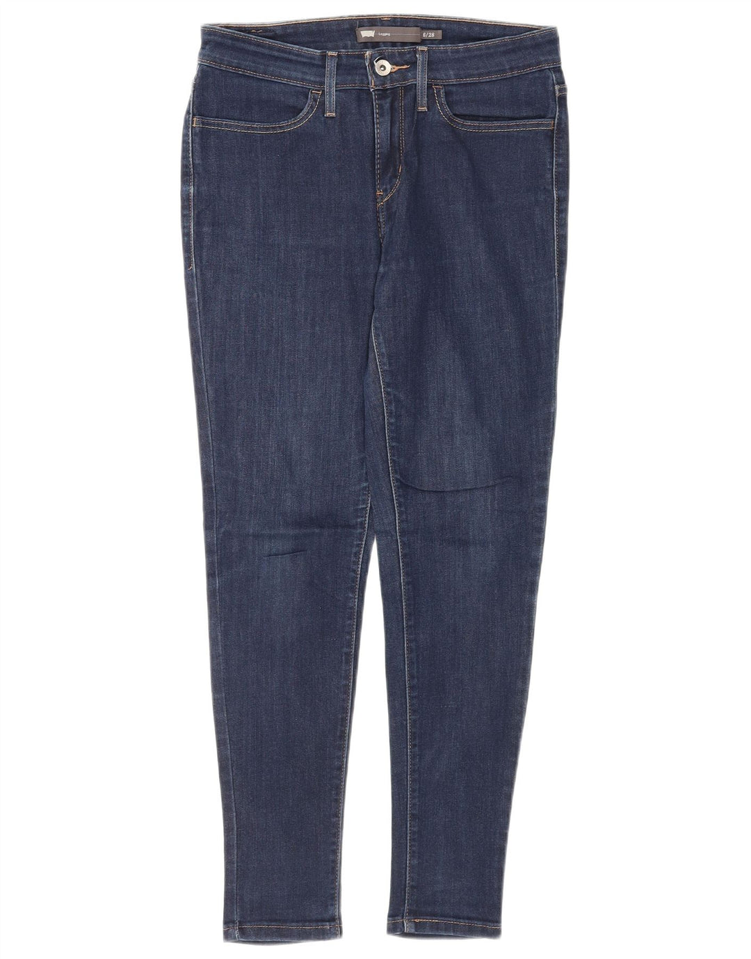 LEVI'S Γυναικείο κολάν Skinny Jeans US 6 Medium W28 L27 Μπλε βαμβακερό