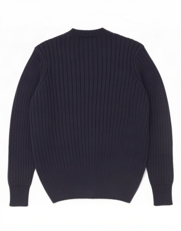 Marks & Spencer Γυναικείο πουλόβερ με λαιμόκοψη UK 12 Medium Navy Blue