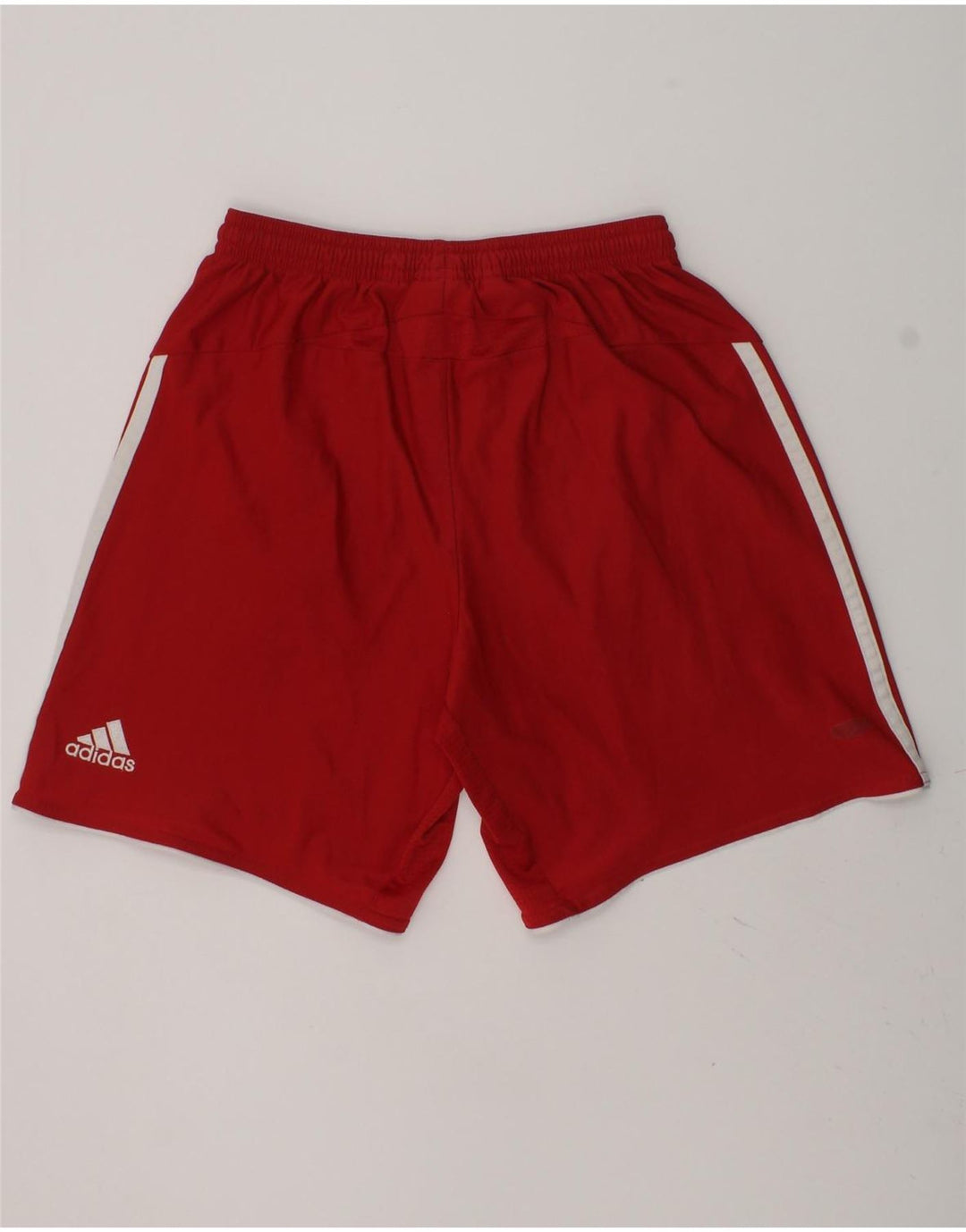 ADIDAS Boys Sport Shorts 11-12 Years Red Polyester | Vintage Adidas | Thrift | Second-Hand Adidas | Used Clothing | Messina Hembry 