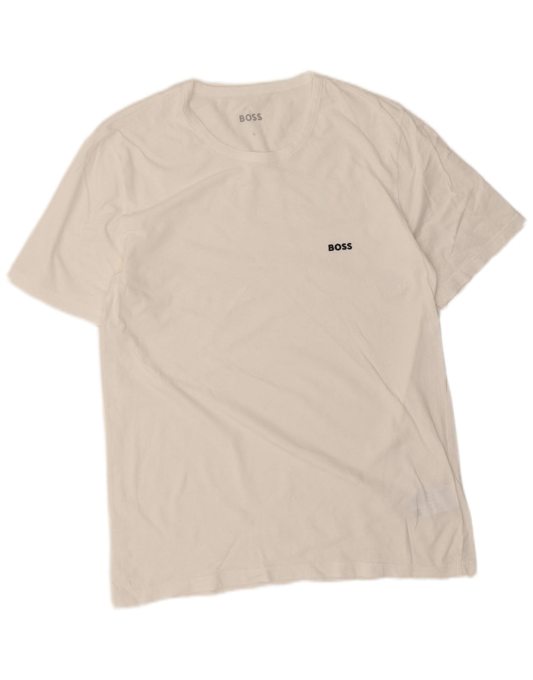 Ανδρικό T-Shirt Hugo Boss Top μεγάλο λευκό βαμβακερό