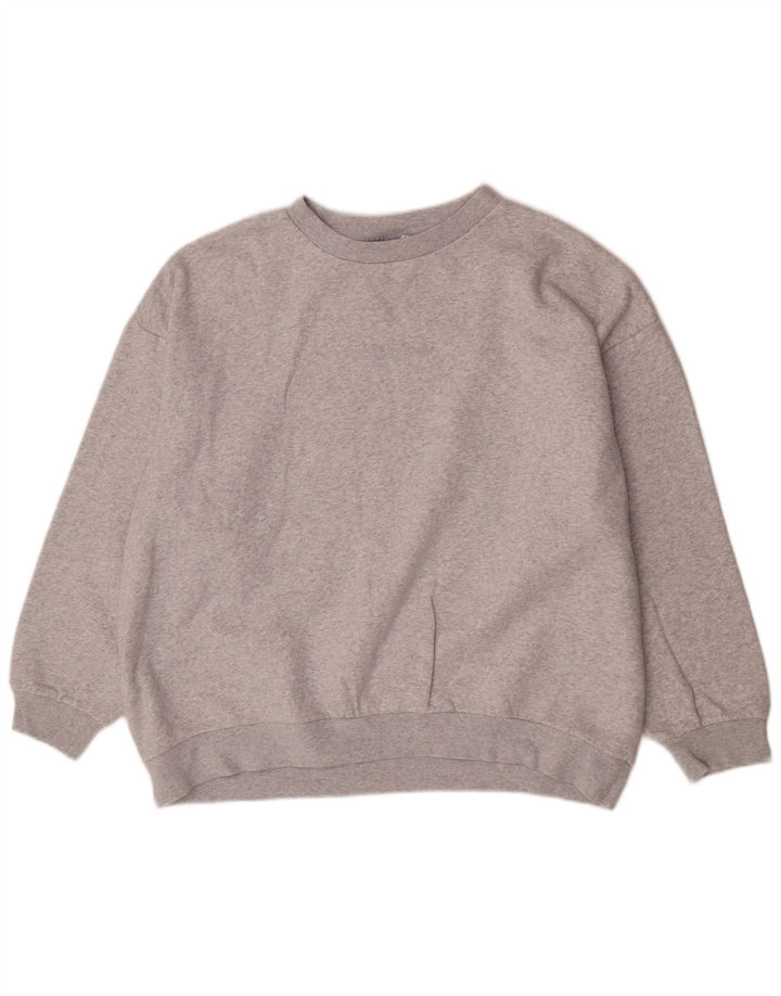 Γυναικείο φούτερ Adidas Oversized Jumper UK 14 μεγάλο γκρι βαμβακερό