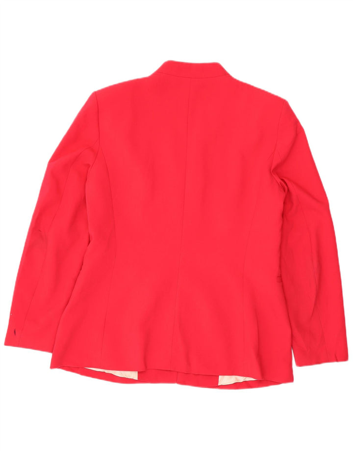 Zara Γυναικείο Σακάκι Μπλέιζερ UK 18 XL Ροζ Πολυεστέρας