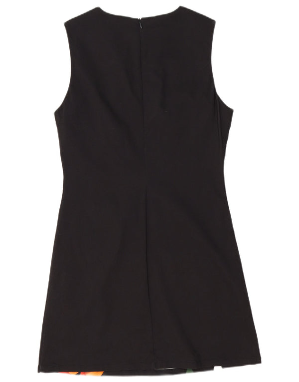 Γυναικείο αμάνικο φόρεμα Desigual UK 14 Large Black Floral