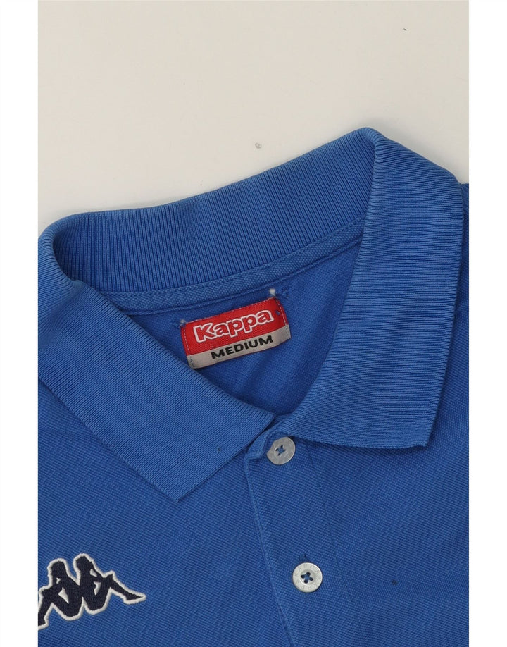 KAPPA Womens Polo Shirt UK 14 Medium Blue Vintage Kappa and Second-Hand Kappa from Messina Hembry 