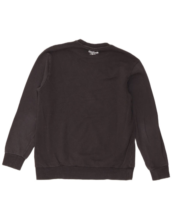 Γυναικεία φούτερ Reebok Classic Graphic Jumper UK 18 XL Μαύρο βαμβακερό