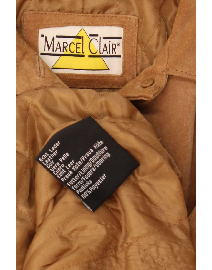 Marcel Clair Γυναικείο Suede Jacket UK 14 Large Brown Δερμάτινο