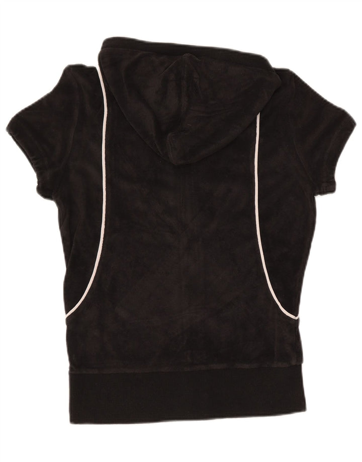 Γυναικείο κοντομάνικο κουκούλα κουκούλα PUMA 12 UK 12 μαύρο