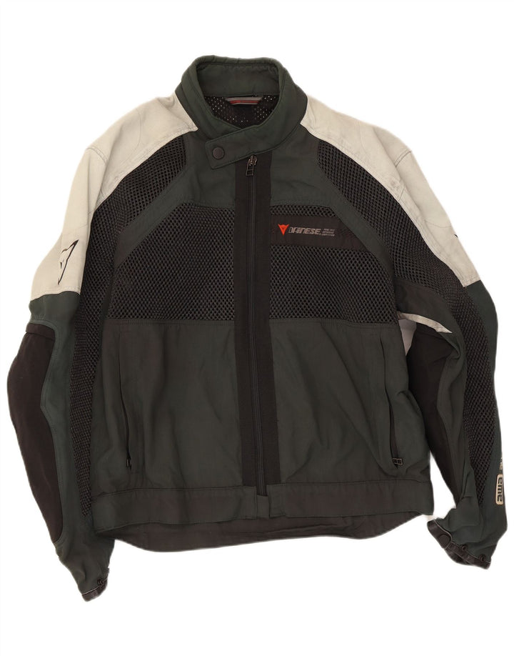 Dainese Γυναικείο τζάκετ Racer EU 52 Medium Grey Colorblock Nylon