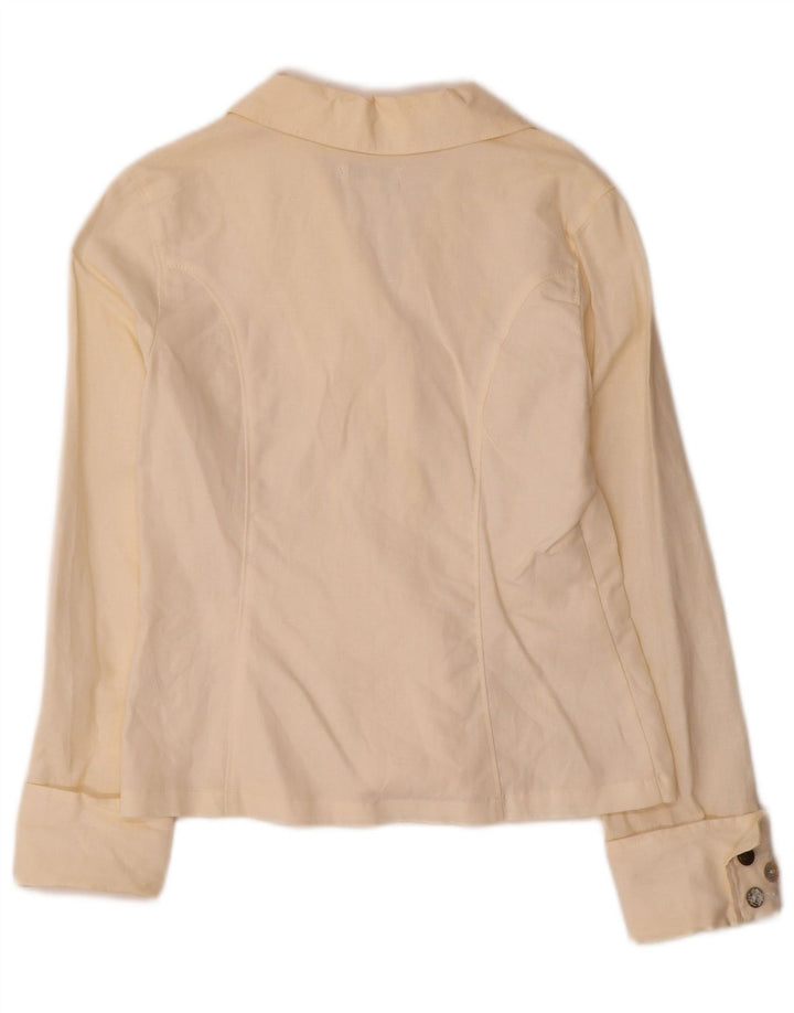 Kookai Girls 3 Button Blazer Jacket 11-12 Years Off White Lenn