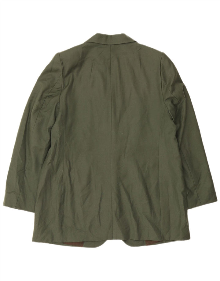 Les Copains Γυναικείο σακάκι με 2 κουμπιά σακάκι IT 52 2XL Χακί μαλλί