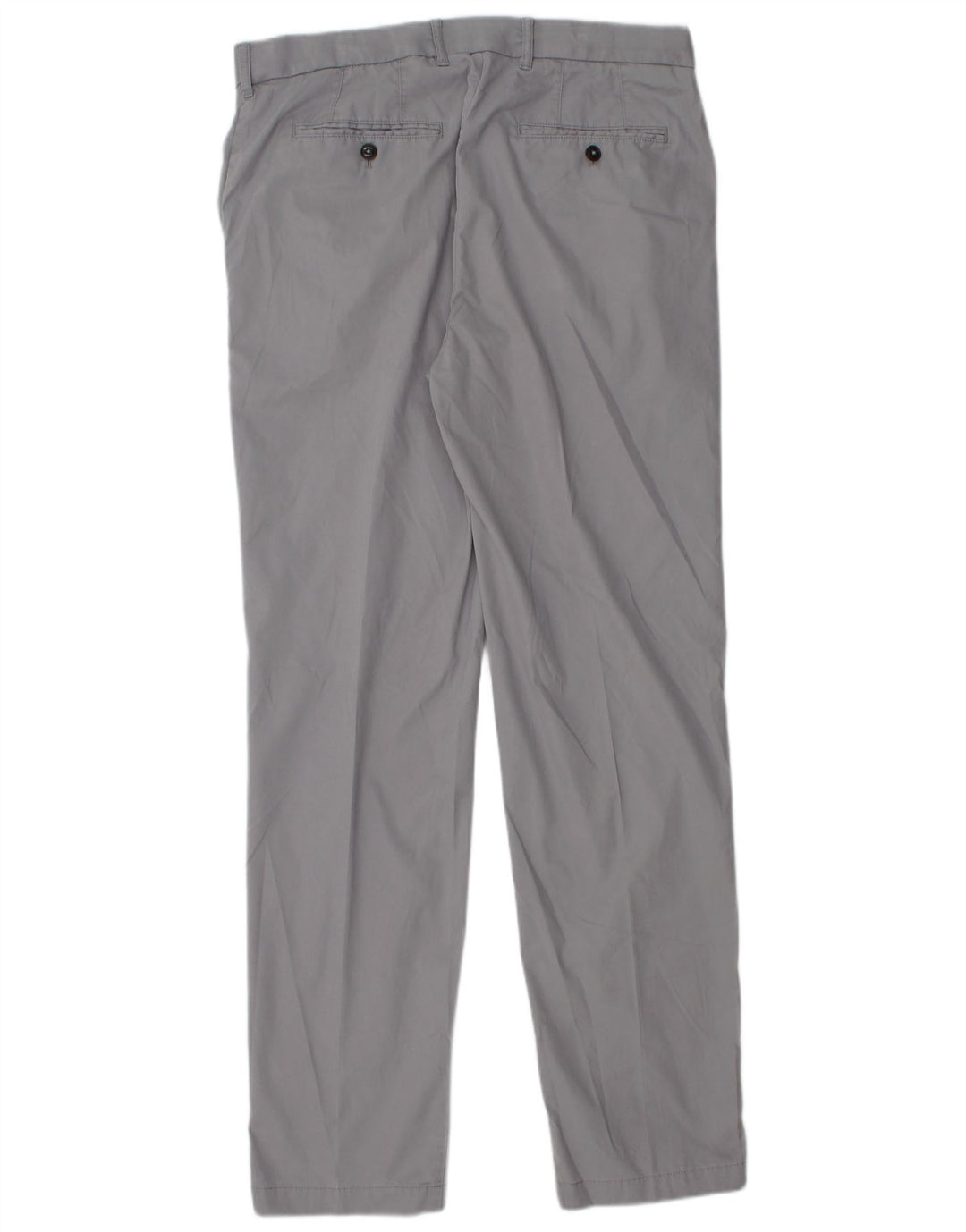 Marks & Spencer Ανδρικό παντελόνι Chino με κανονική εφαρμογή μπλε Harbour W34 L33 Γκρι