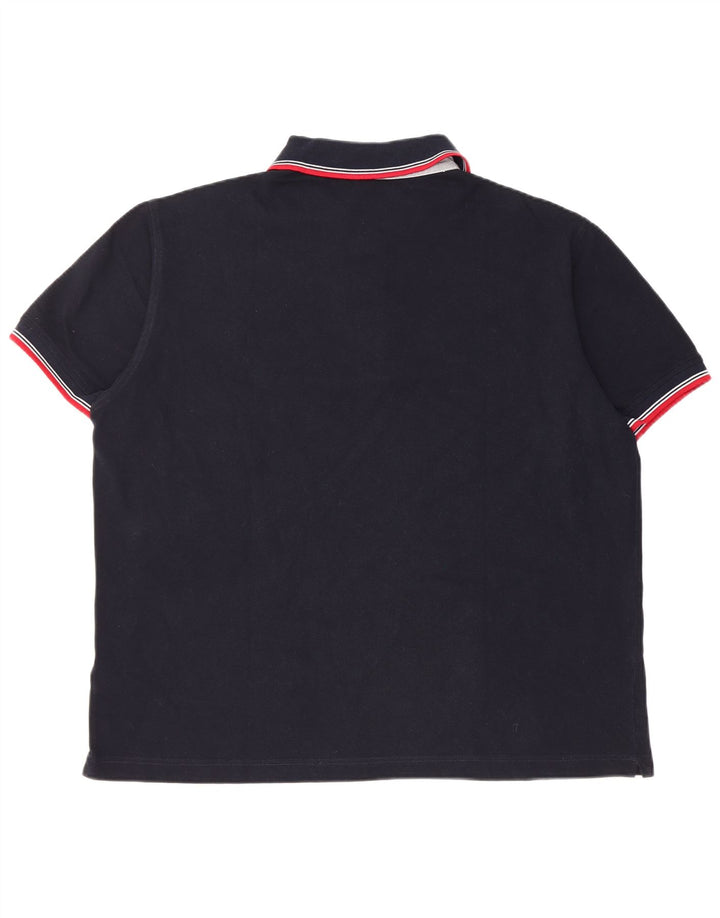 Ανδρικό μπλουζάκι πόλο NAVIGARE 3XL Navy Blue Βαμβακερό