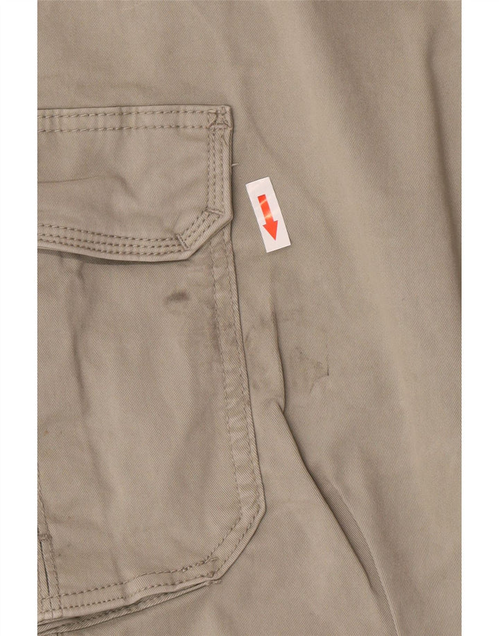 Zara Ανδρικό παντελόνι Joggers Cargo W30 L27 Γκρι βαμβακερό