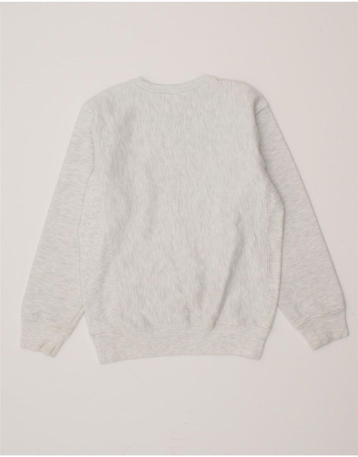 CHAMPION Boys Graphic Sweatshirt Jumper 7-8 Years Medium Grey Cotton Vintage Champion and Second-Hand Champion from Messina Hembry 