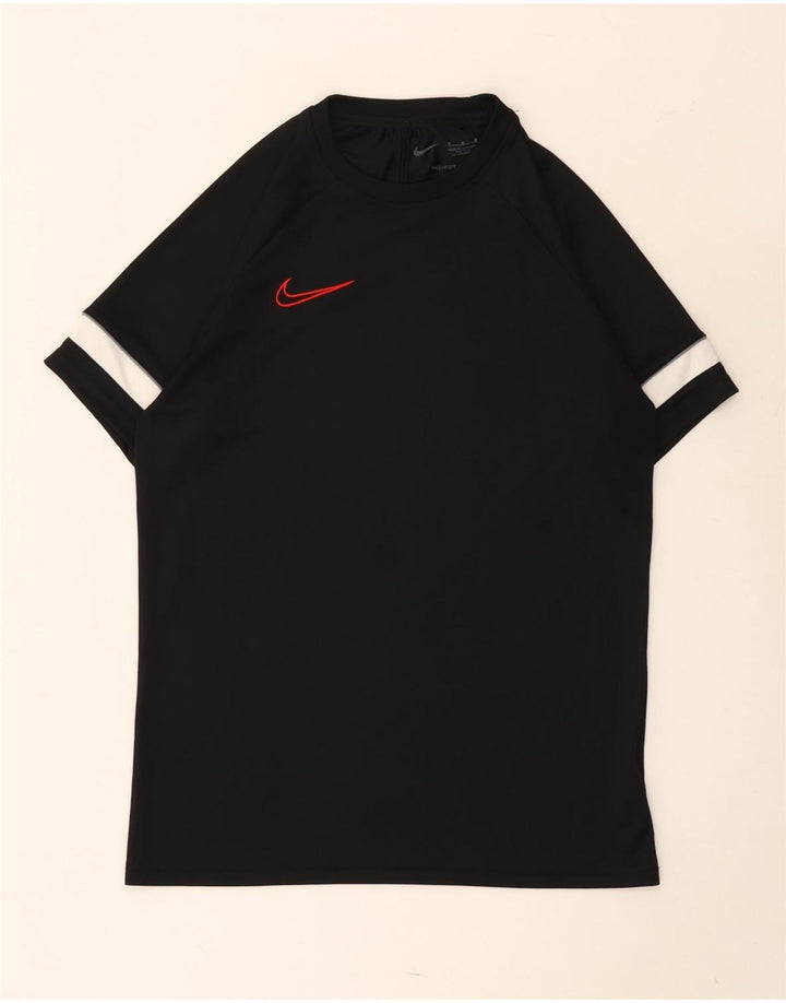 Ανδρικό T-shirt Nike Dri Fit Τοπ μεσαίου μαύρου χρώματος
