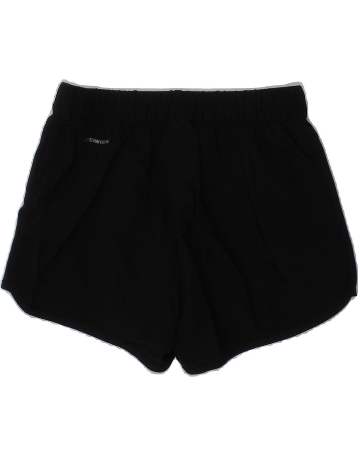 REEBOK Girls Sport Shorts 7-8 Years Black Polyester Vintage Reebok and Second-Hand Reebok from Messina Hembry 