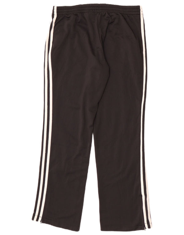 Adidas Womens Tracksuit Trousers UK 40 Large Black Colourblock Polyester