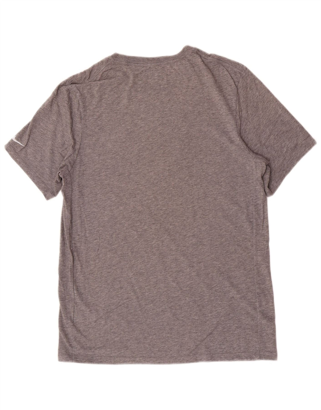 Μπλουζάκι Nike ανδρικό Dri Fit γραφικό μπλουζάκι, μεσαίο βαμβακερό γκρι