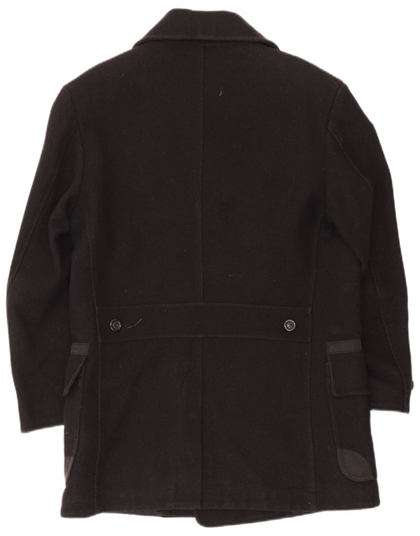 Diesel Ανδρικό Παλτό UK 40 Large Black Wool