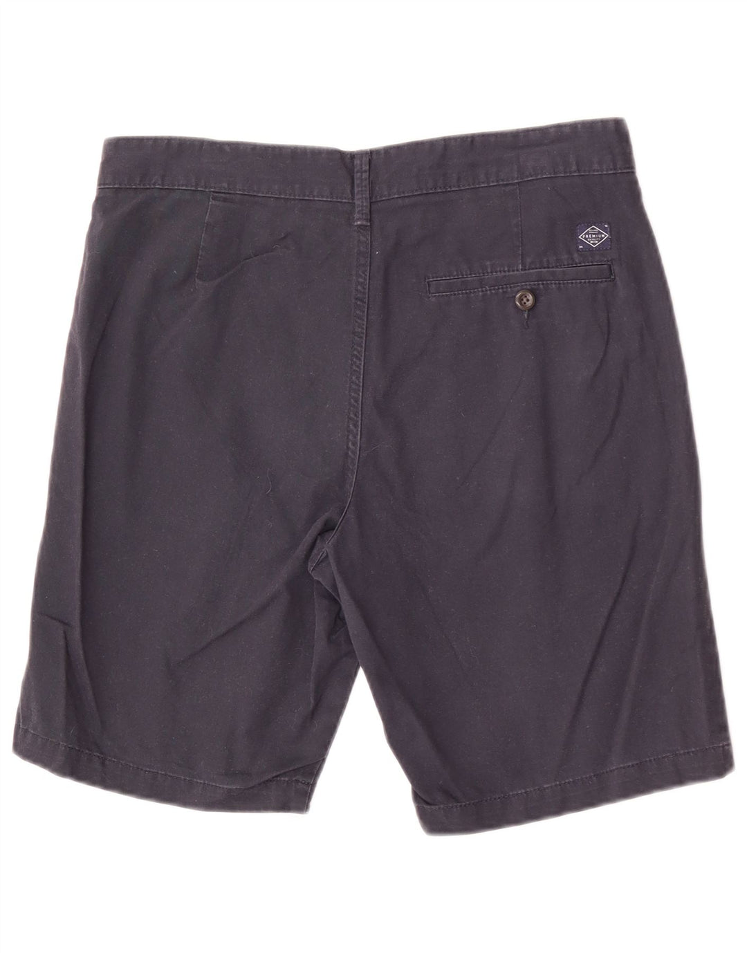 Ανδρικό σορτς Chino Marks & Spencer W30 Βαμβακερό μεσαίο Navy Blue